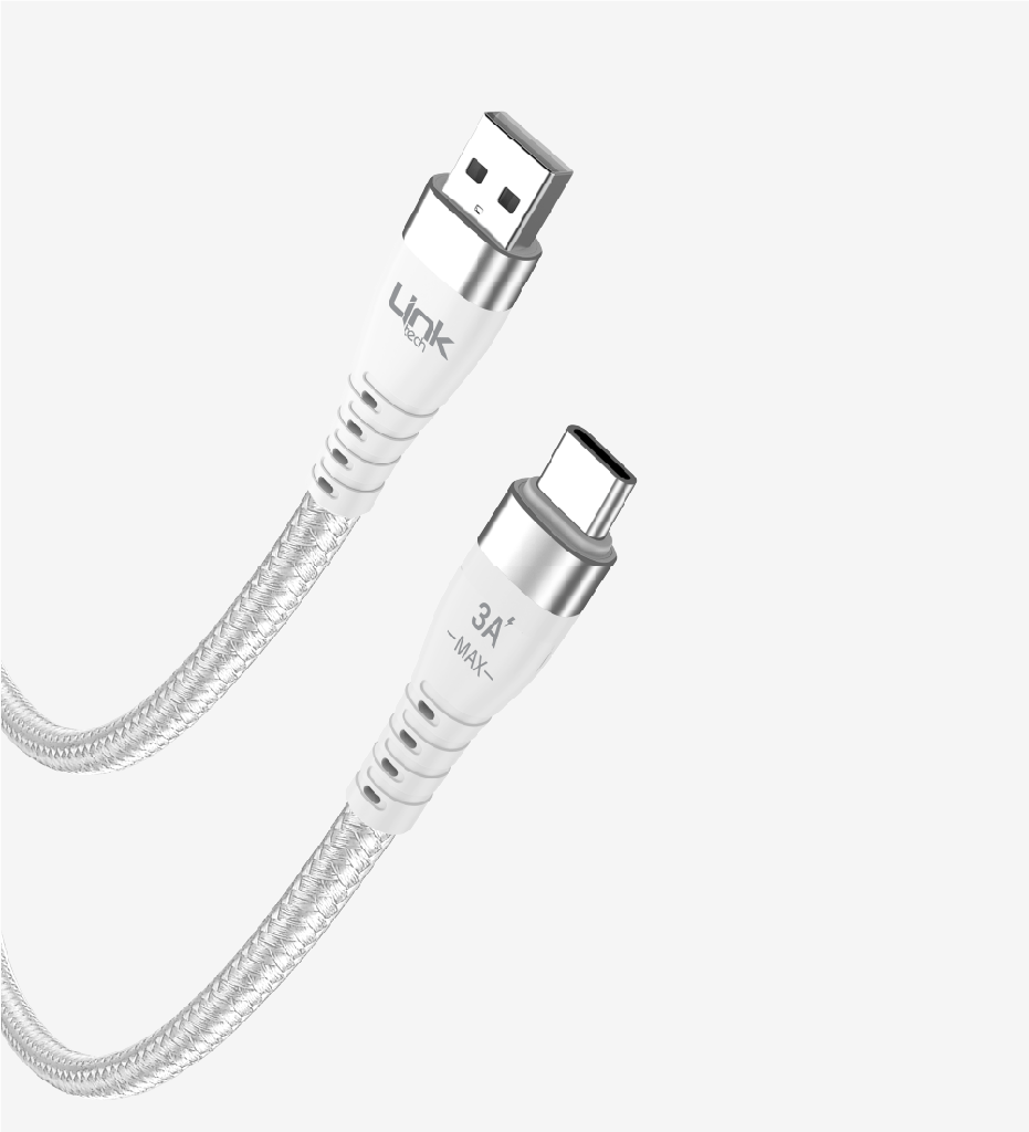 K652 Premium PD 100cm 6A Braided Metal Head USB-A Type-C Super Charging Cable - 3