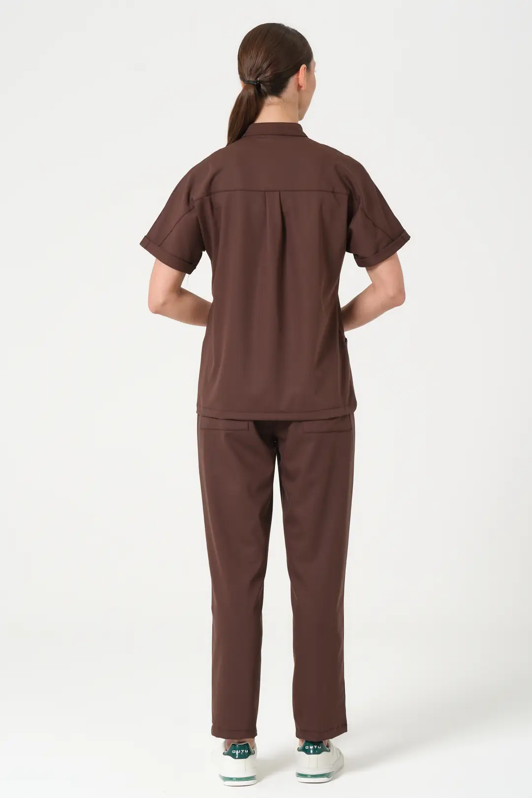 KAHVERENGİ - SAĞLIK ÇALIŞANLARI ALT ÜNİFORMA (ELITE) - 3