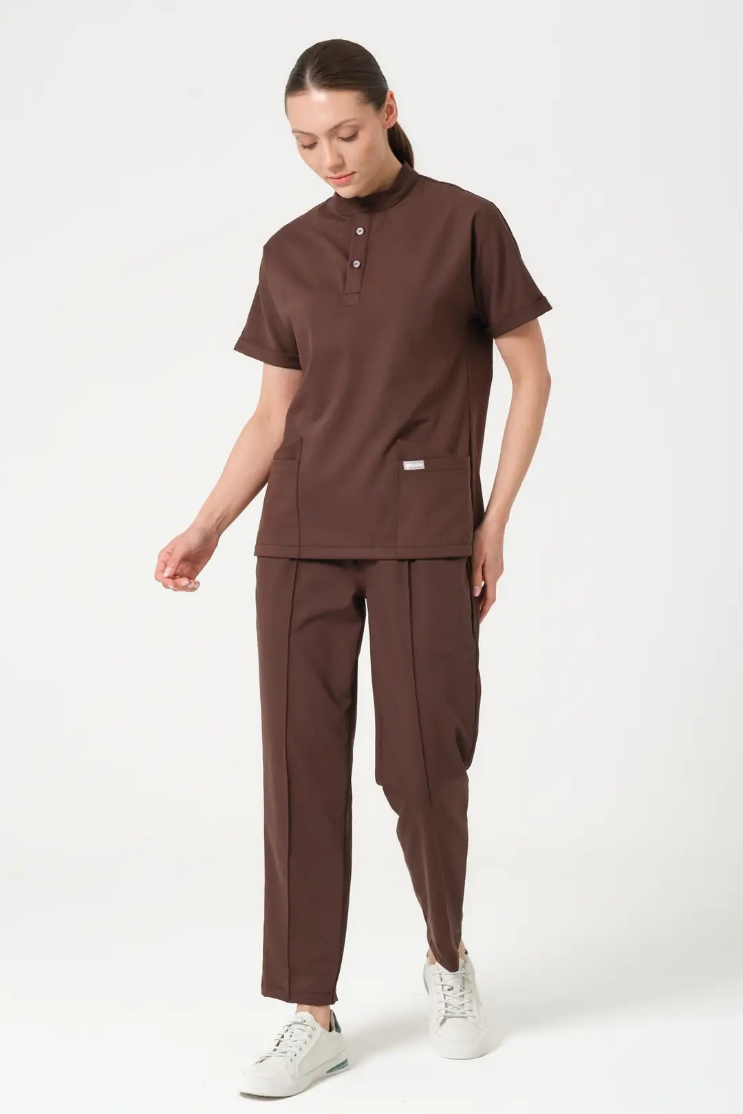 KAHVERENGİ - SAĞLIK ÇALIŞANLARI ALT ÜNİFORMA (ELITE) - 5