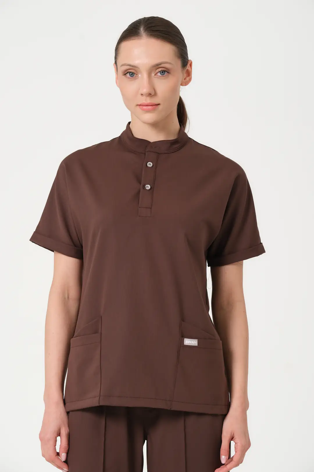 KAHVERENGİ -SAĞLIK ÇALIŞANLARI ÜST ÜNİFORMA (ELITE) - 3