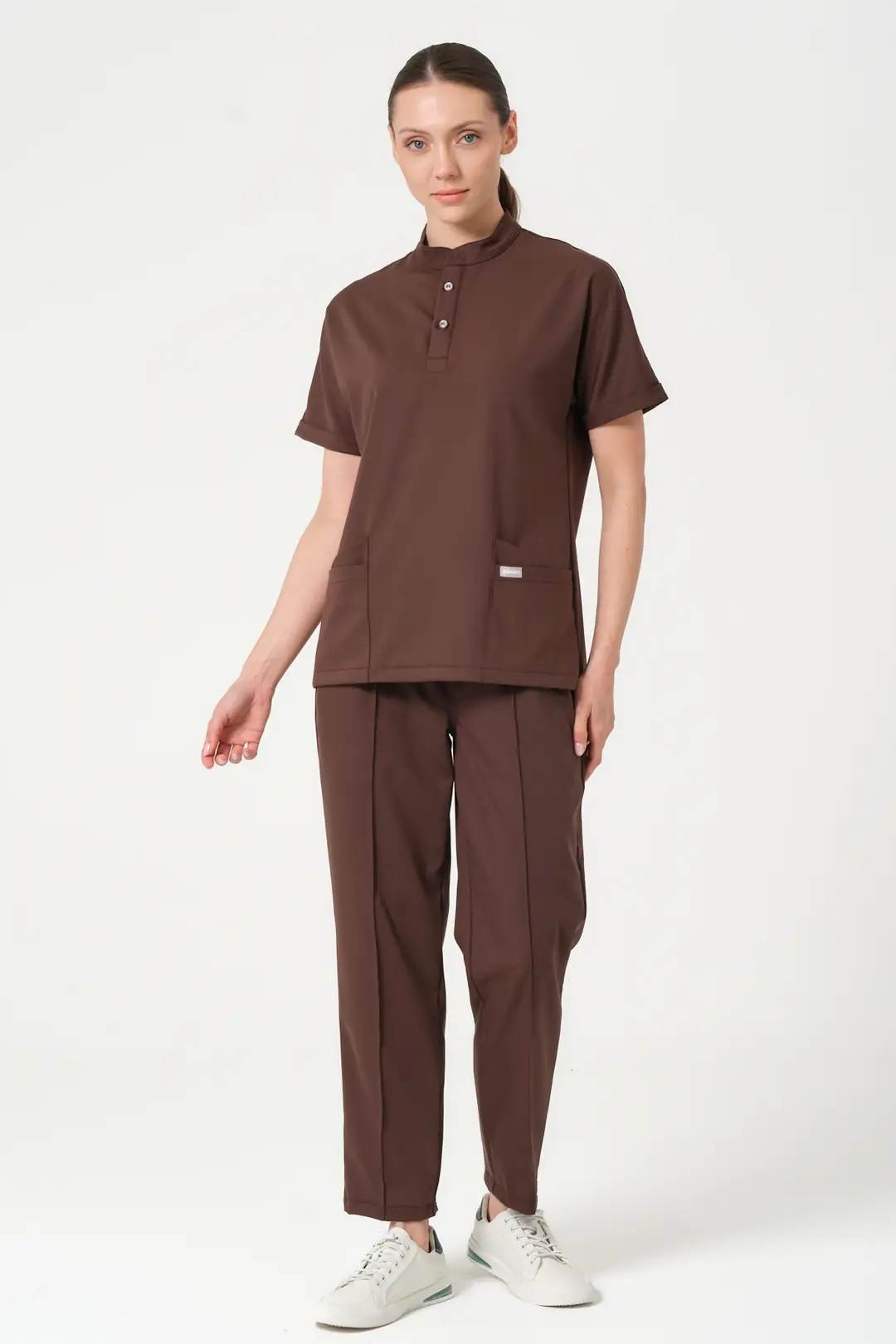 KAHVERENGİ -SAĞLIK ÇALIŞANLARI ÜST ÜNİFORMA (ELITE) - 5