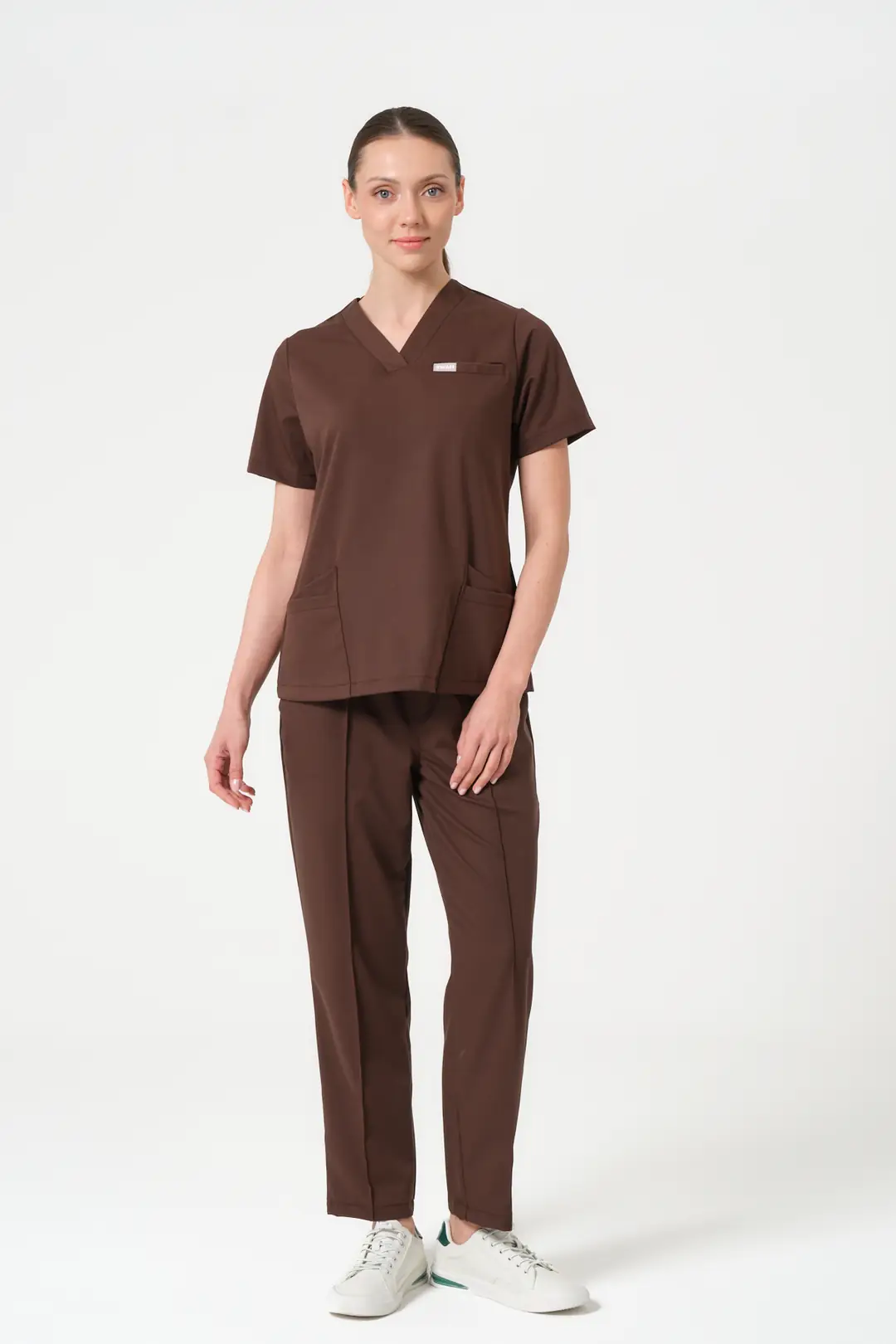 KAHVERENGİ - SAĞLIK ÇALIŞANLARI ÜST ÜNİFORMA  ÜNİFORMA (ELITE) - 5