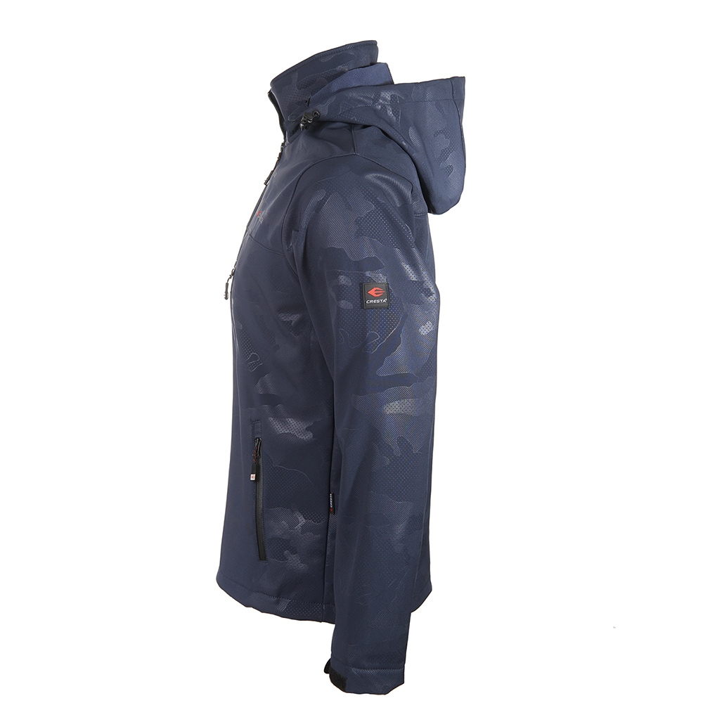 Kamuflaj Baskılı Kapüşonlu Softshell Ceket - 2