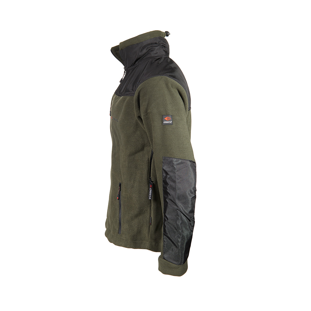 Kaplamalı Gizli Kapüşonlu Polar Ceket - 2