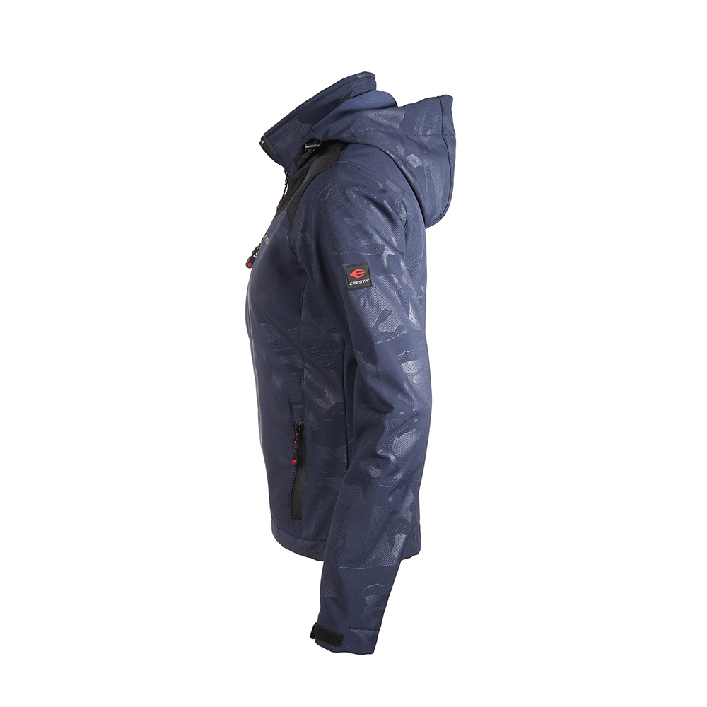 Kaplamalı ve Kapüşonlu Softshell Ceket - 2