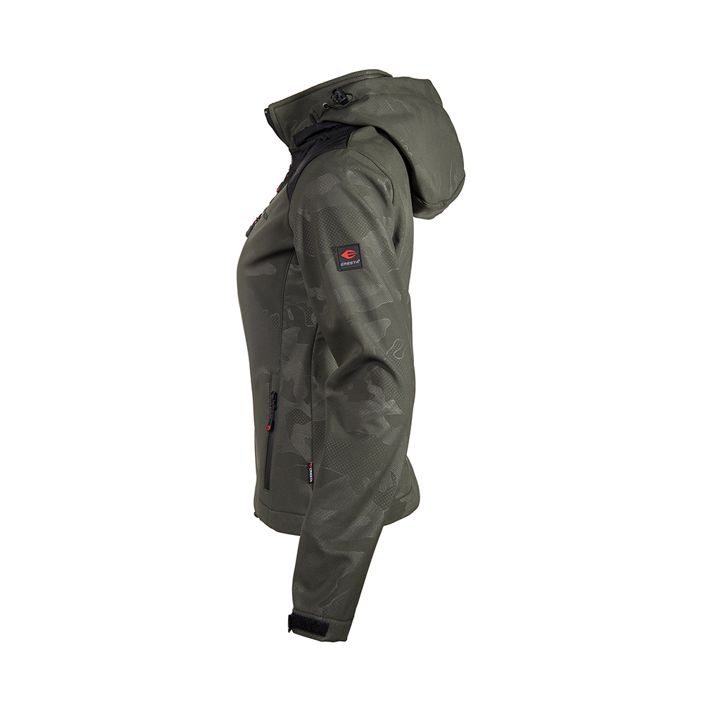 Kaplamalı ve Kapüşonlu Softshell Ceket - 2