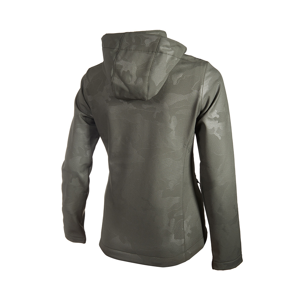 Kaplamalı ve Kapüşonlu Softshell Ceket - 3