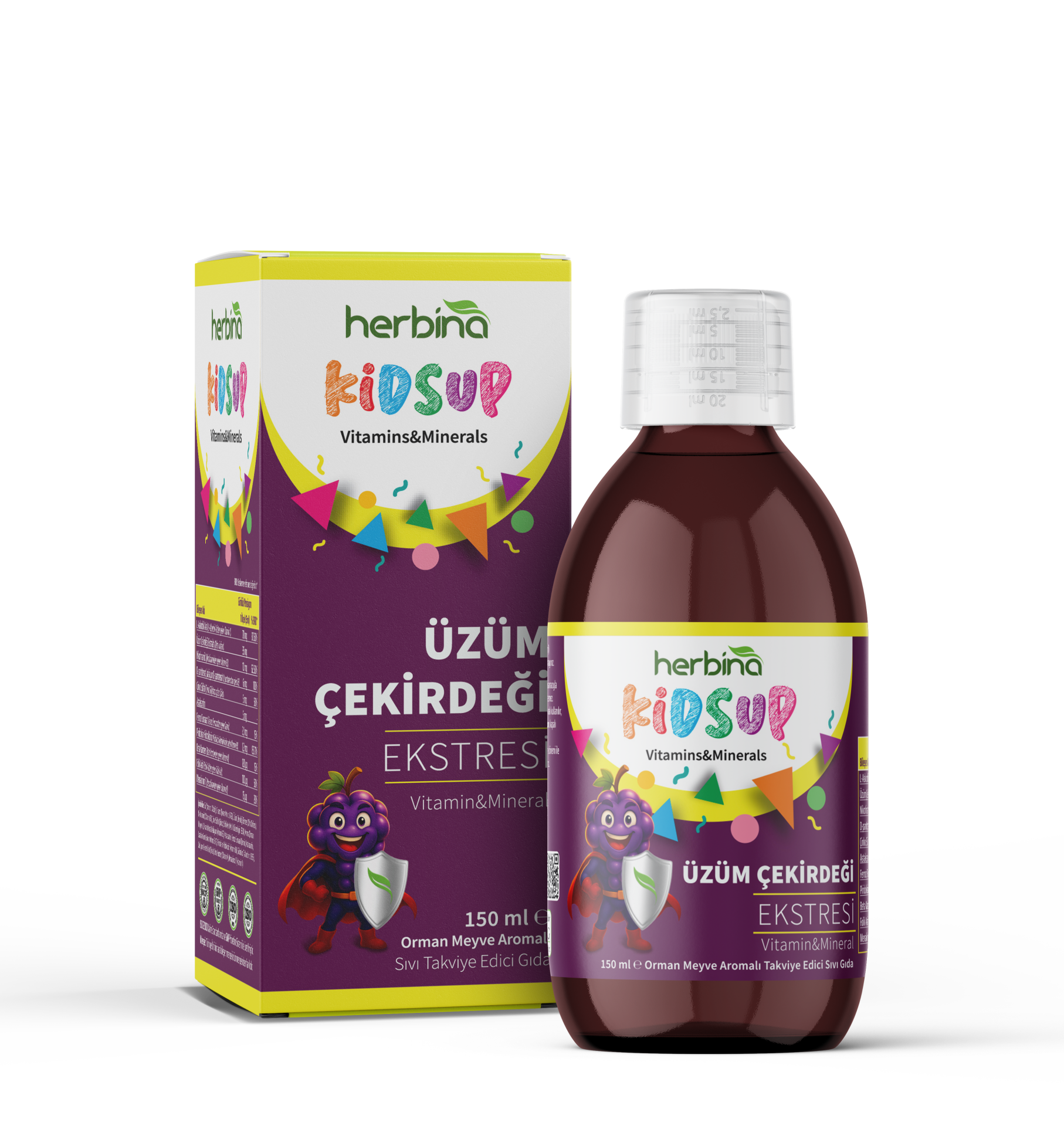 Kids Up Üzüm Çekirdeği Ekstreli Multivvitamin Çocuk Şurubu