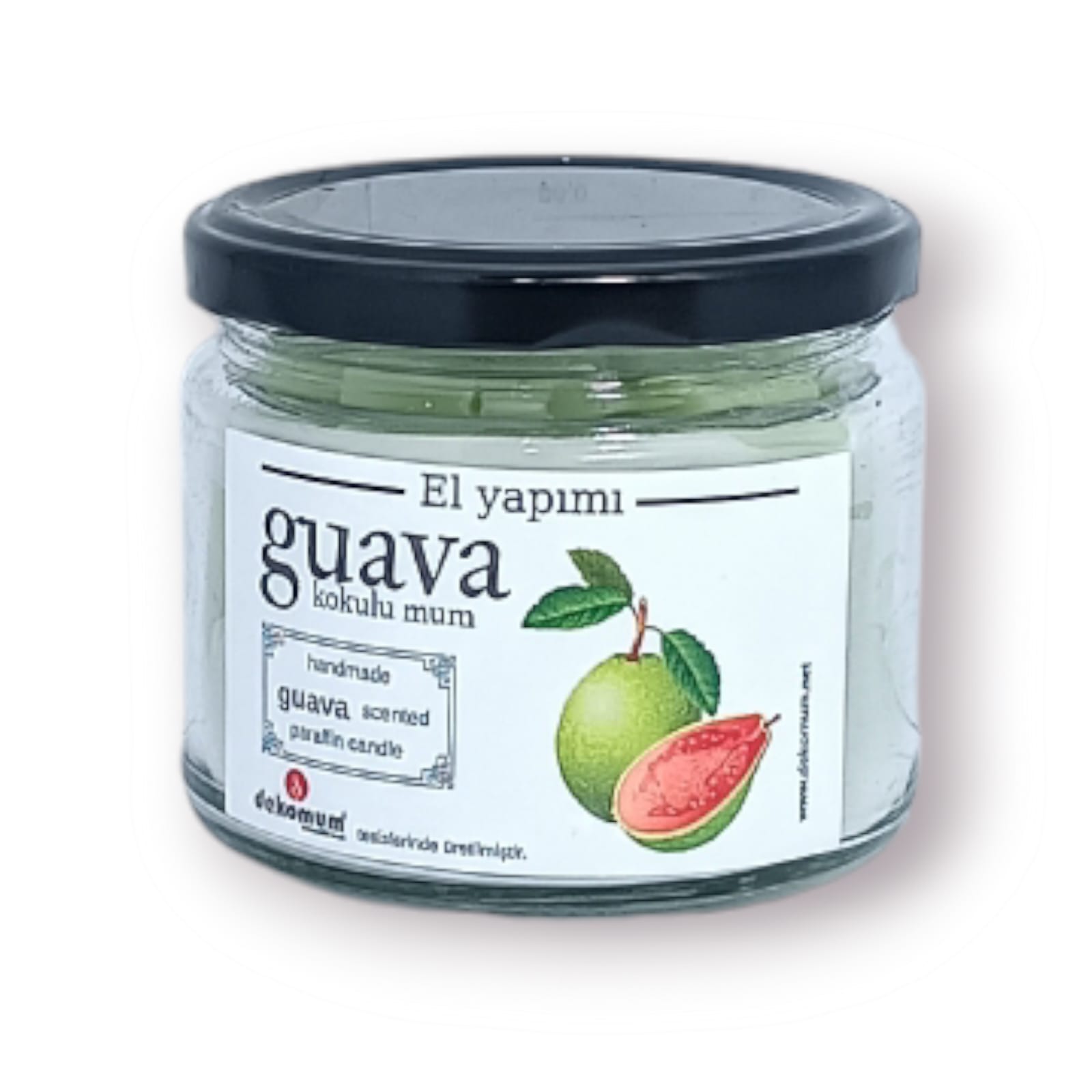 Kokulu kavanoz mum guava