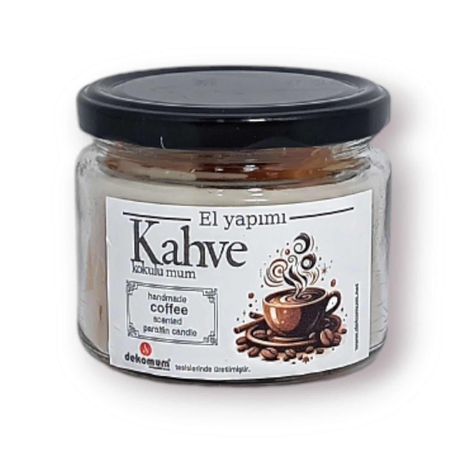 Kokulu kavanoz mum kahve