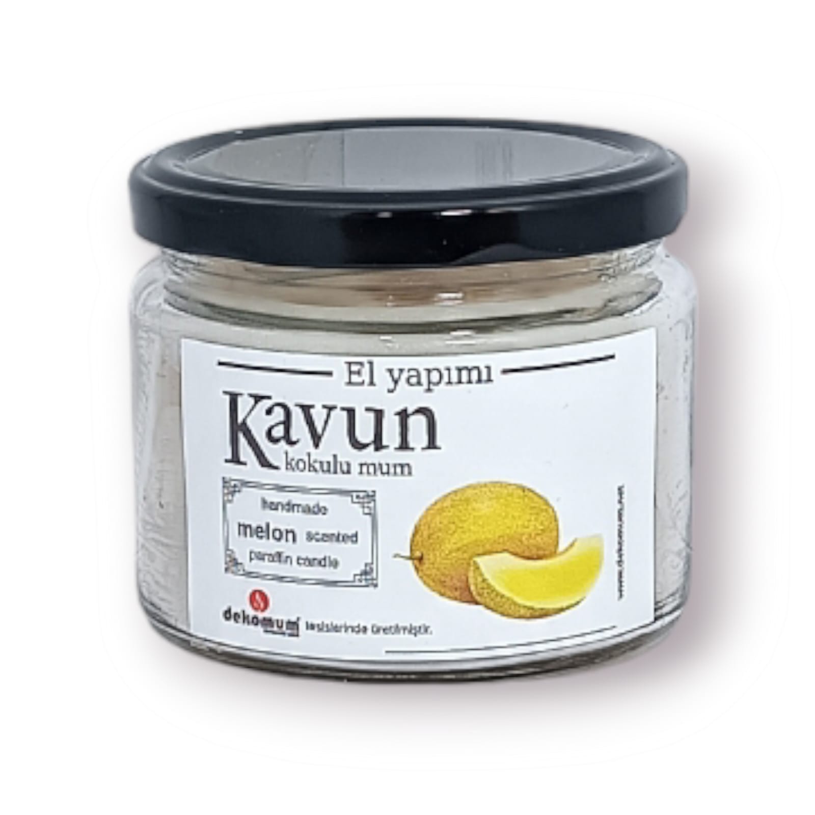 Kokulu kavanoz mum kavun