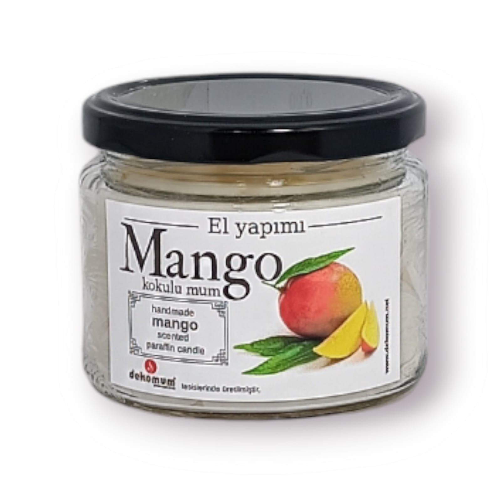 Kokulu kavanoz mum mango