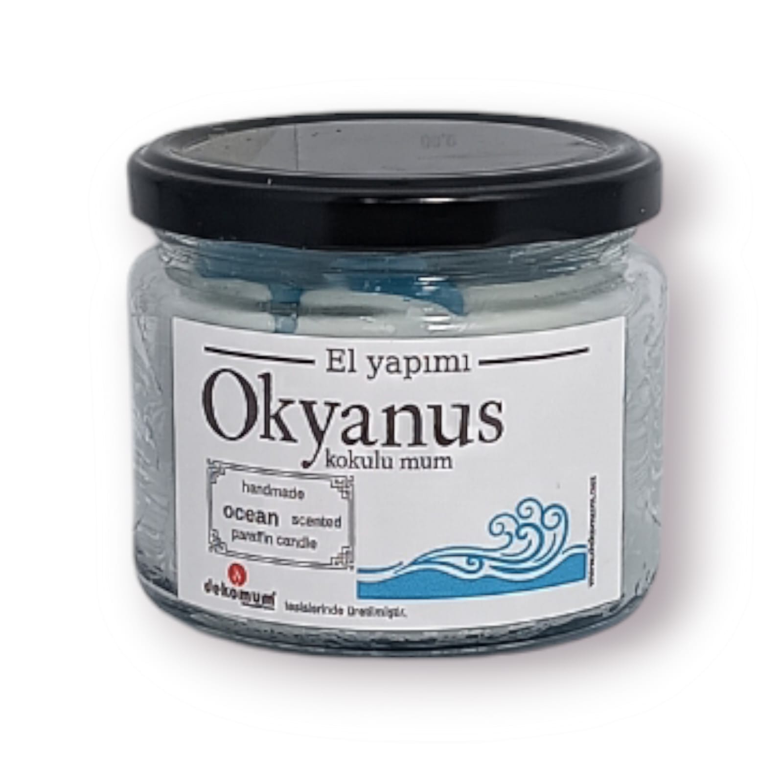 Kokulu kavanoz mum okyanus