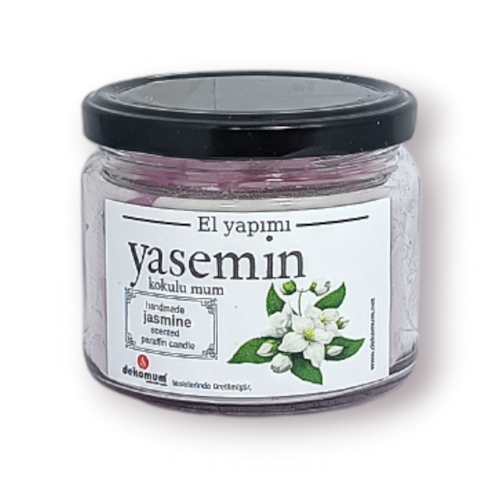Kokulu kavanoz mum yasemin