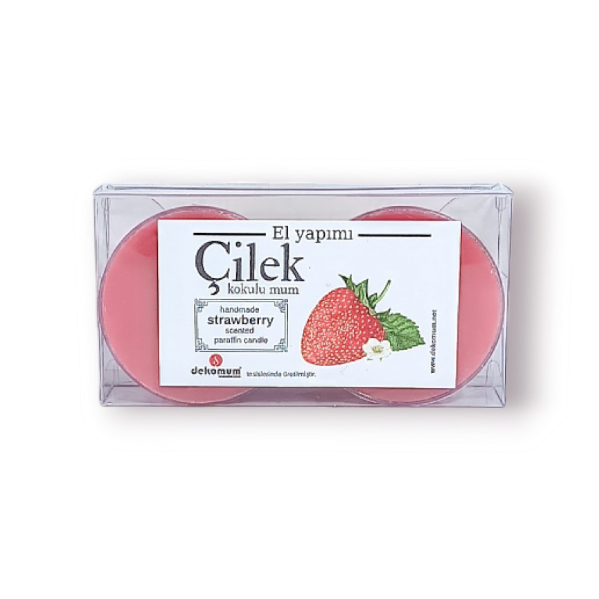 Kokulu mum 2’li kapsül çilek