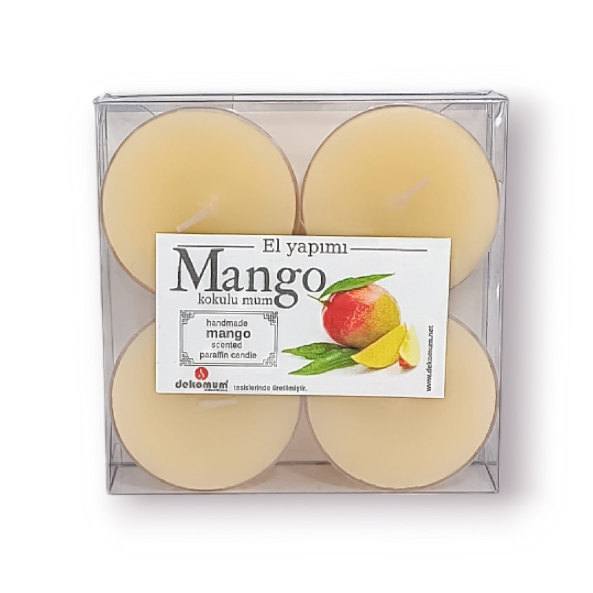 Kokulu mum 4’lü kapsül mango