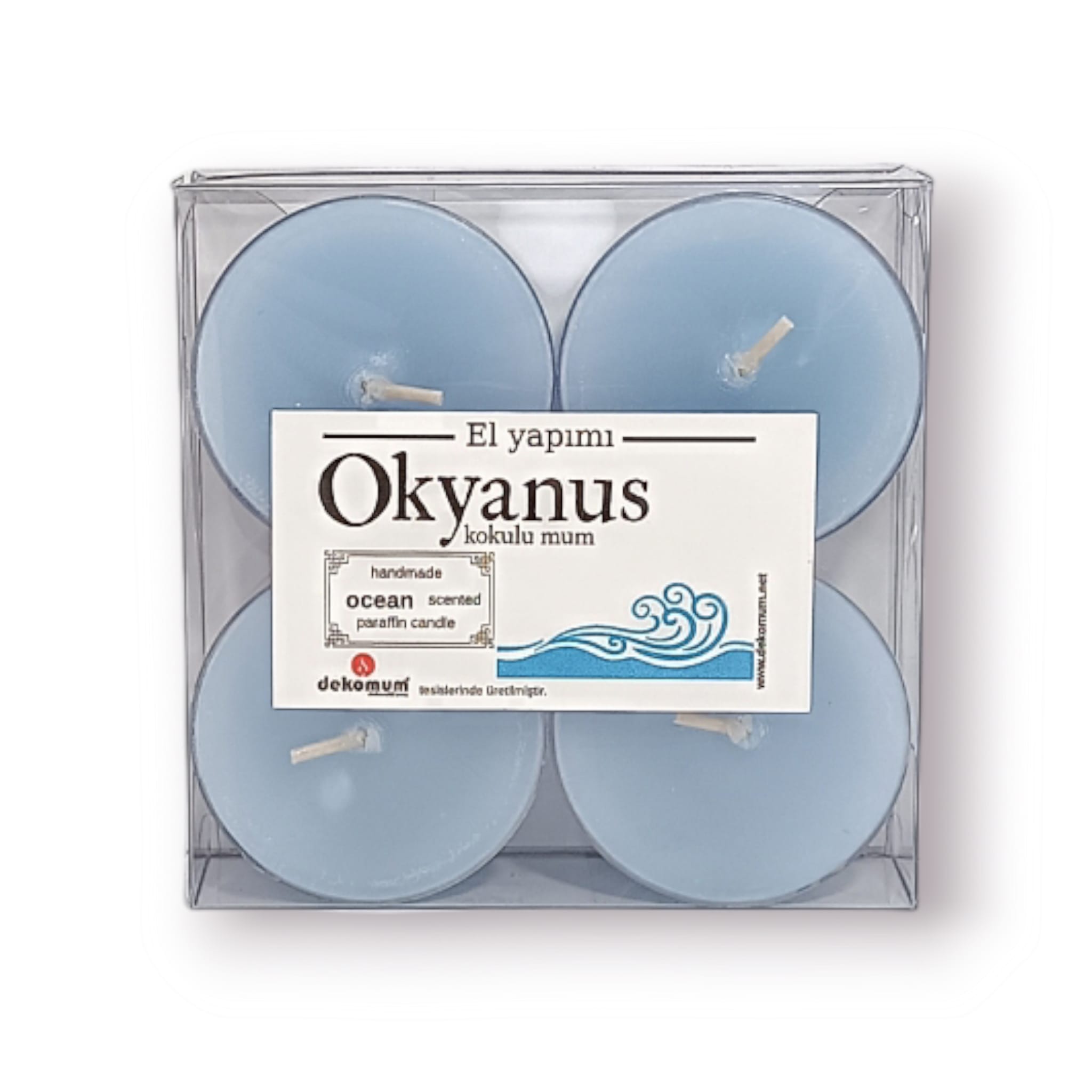 Kokulu mum 4’lü kapsül okyanus