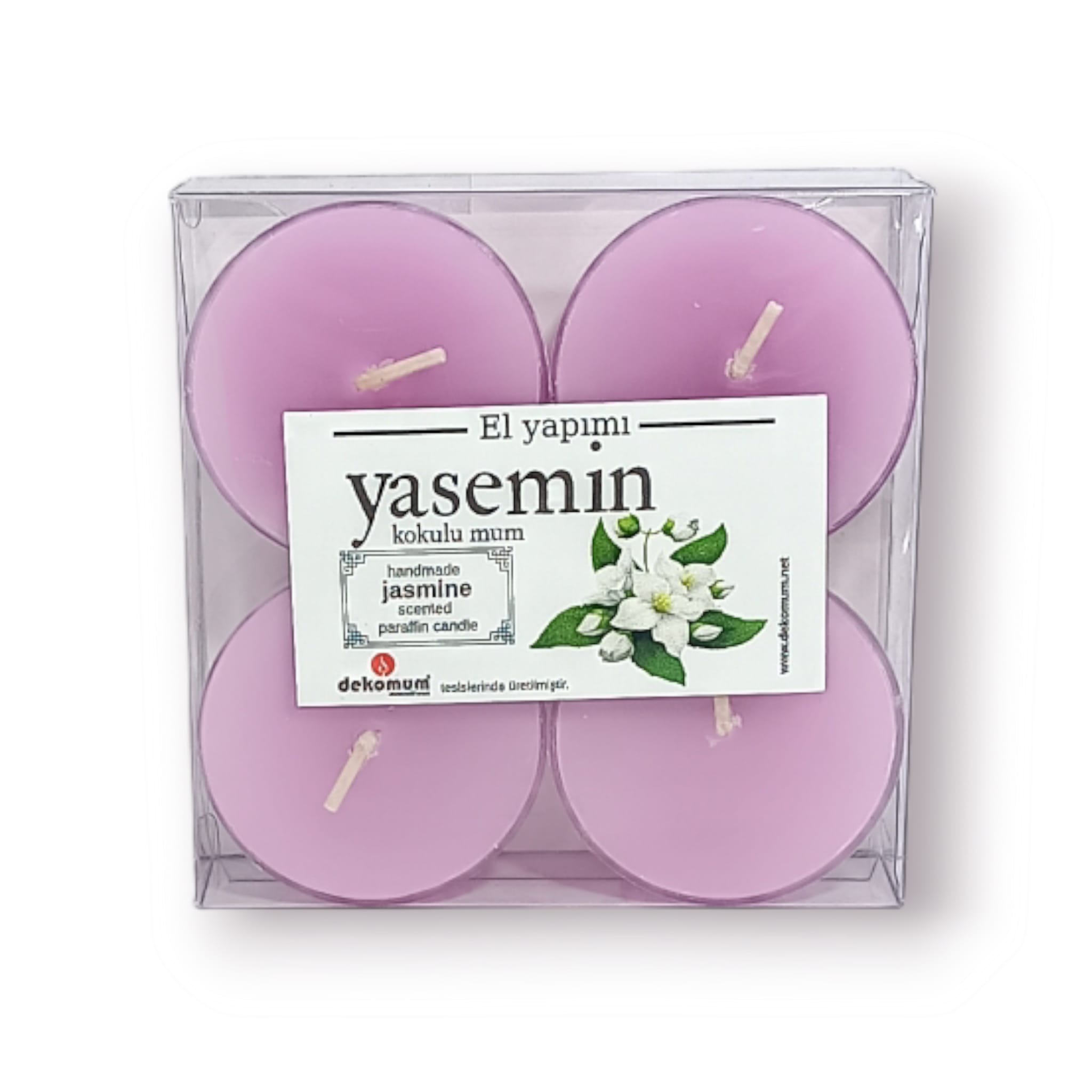 Kokulu mum 4’lü kapsül yasemin
