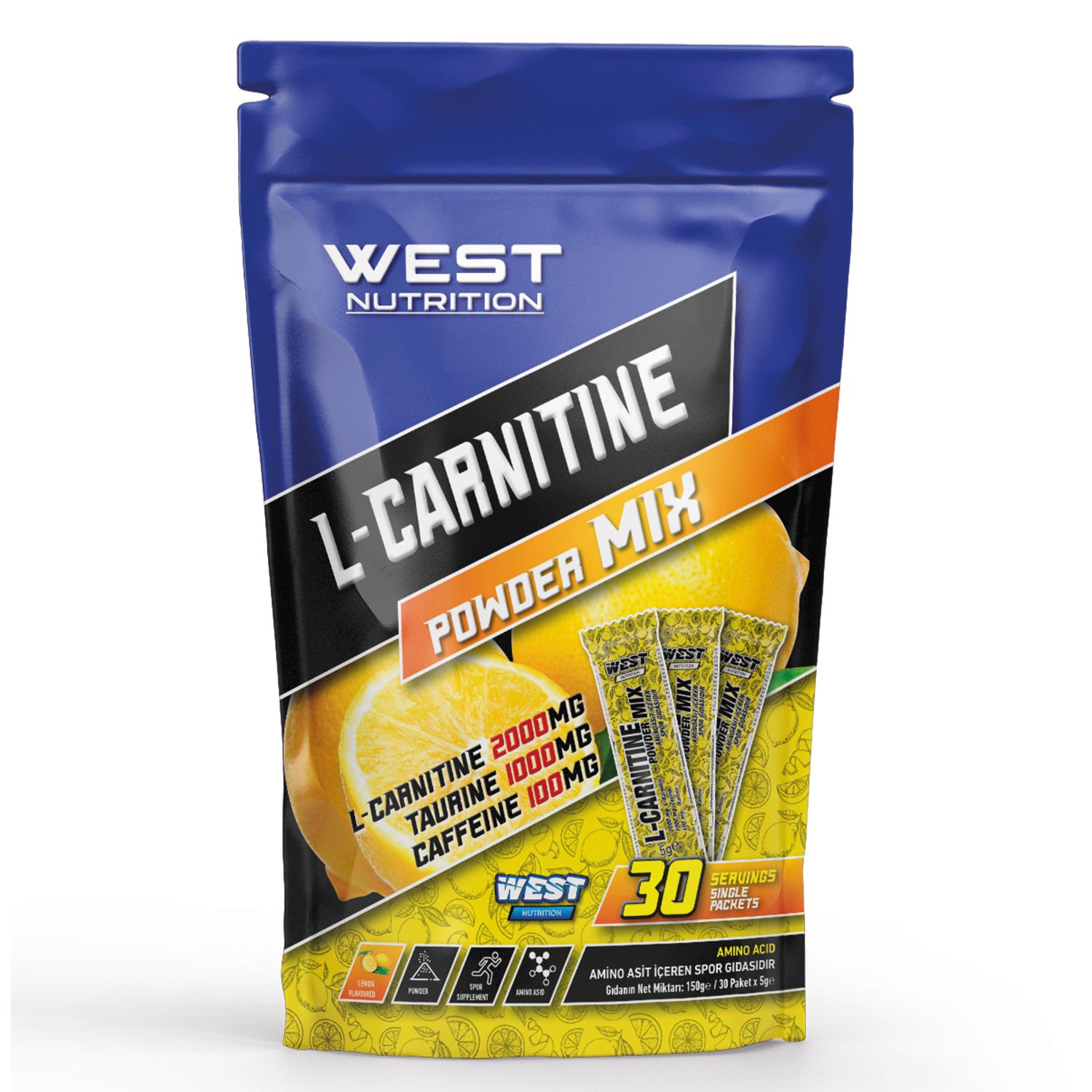 L-Karnitin Taurin 30 Saşe Limon Aromalı
