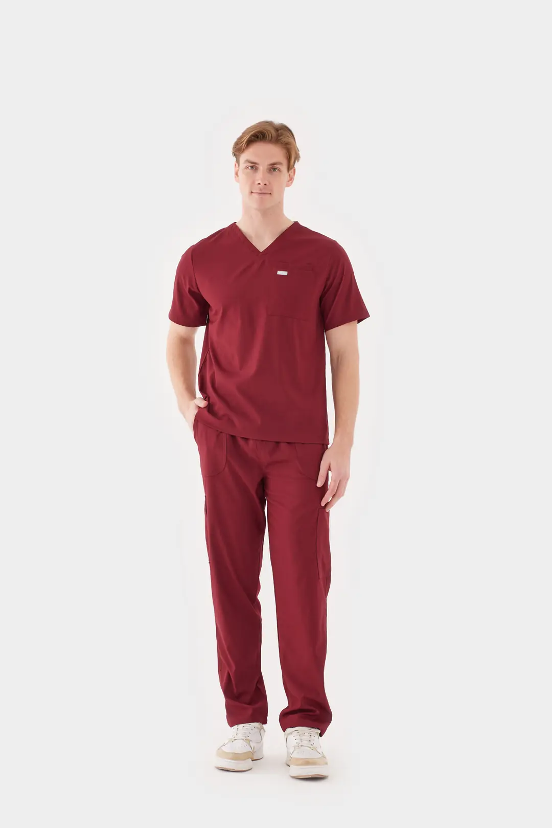 L Y O N -  Bordo Erkek Üst Üniforma (OVERSİZE) - 3