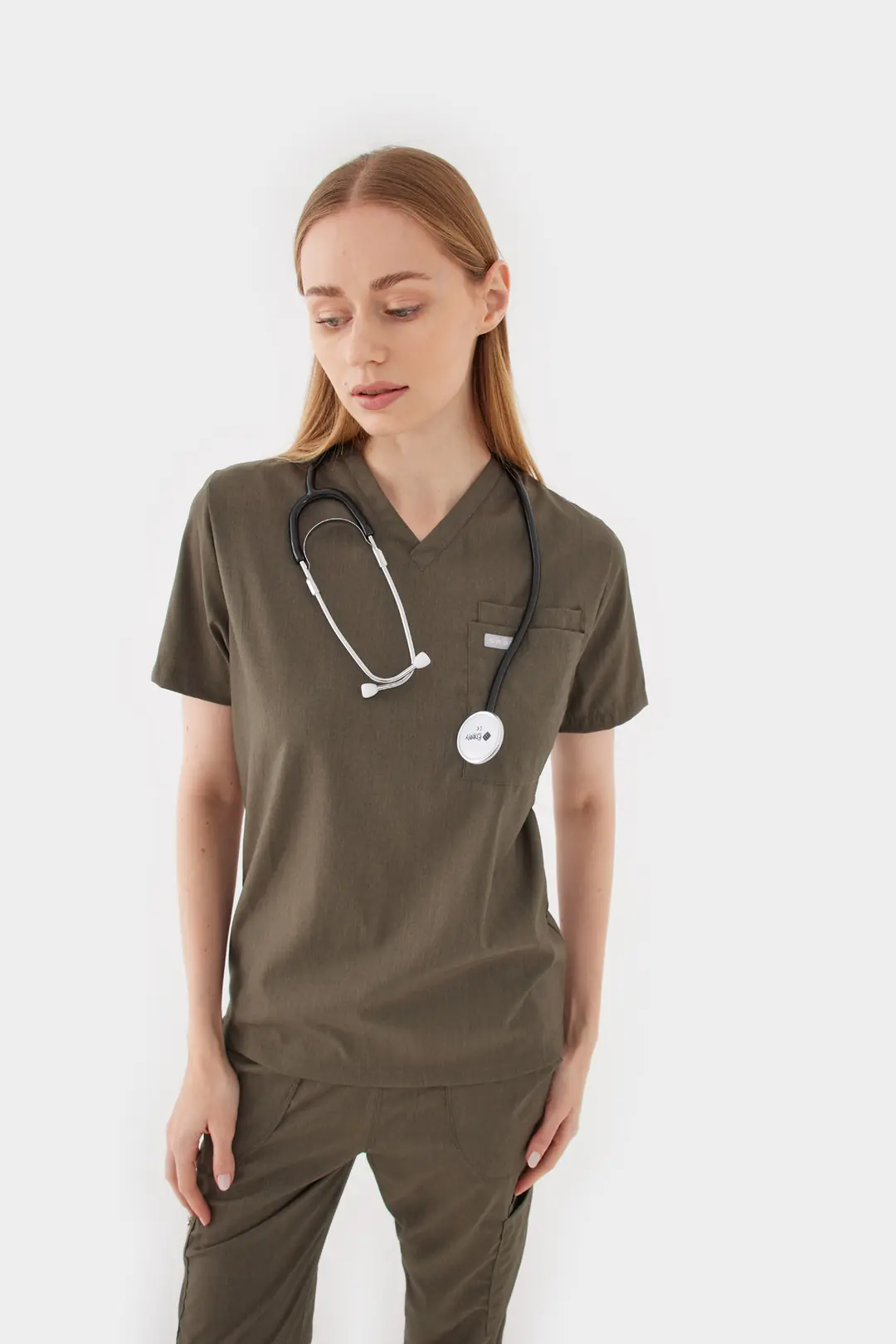 L Y O N - Haki Kadın Üst Üniforma (OVERSİZE)