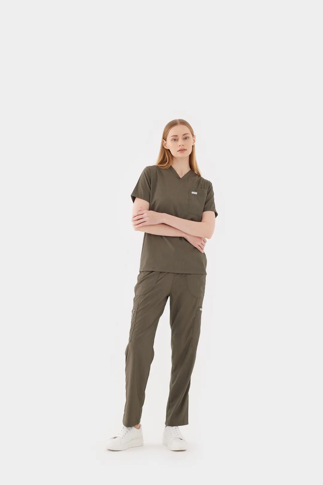 L Y O N - Haki Kadın Üst Üniforma (OVERSİZE) - 4