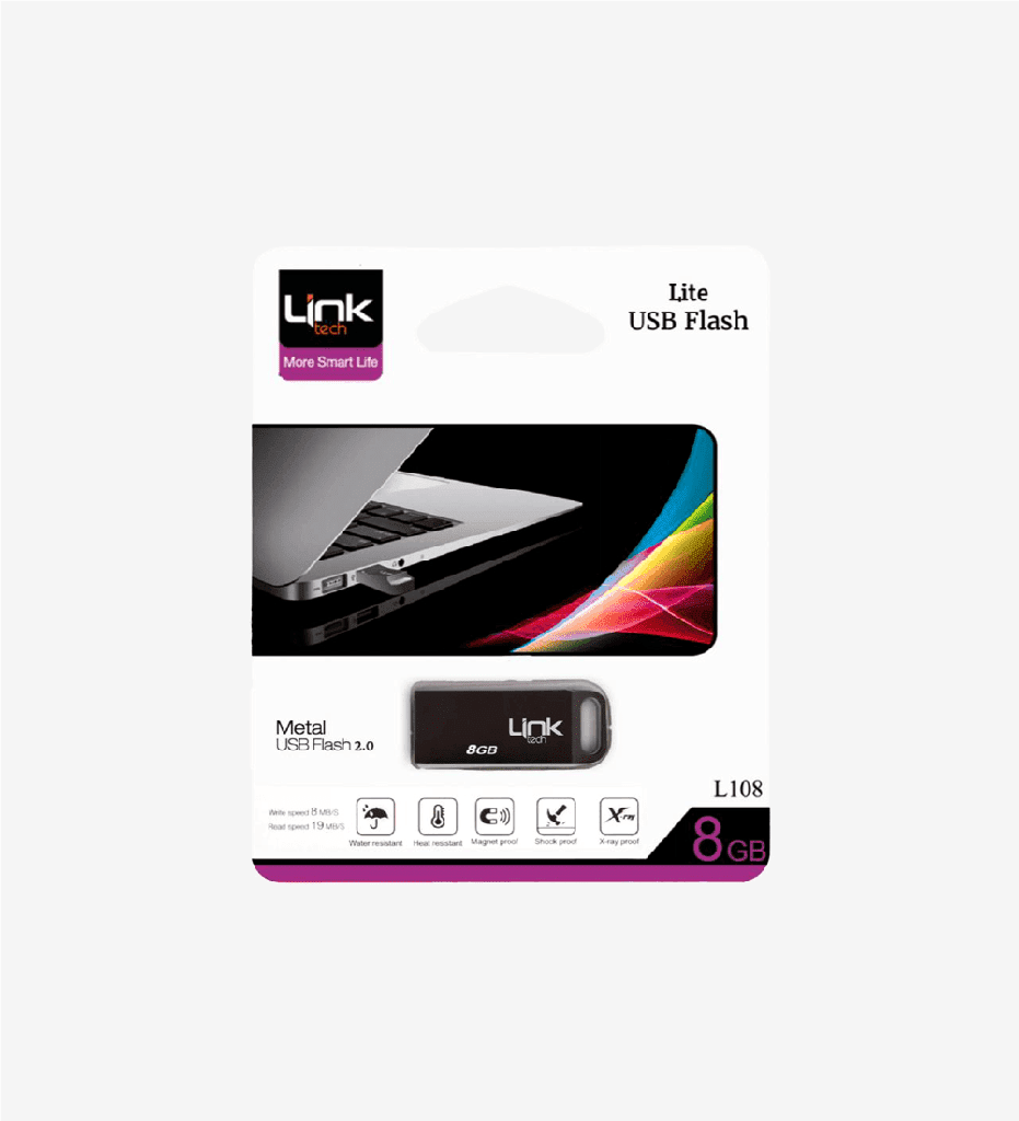 LinkTech 8mb/s 8GB USB Lite Metal Flash
