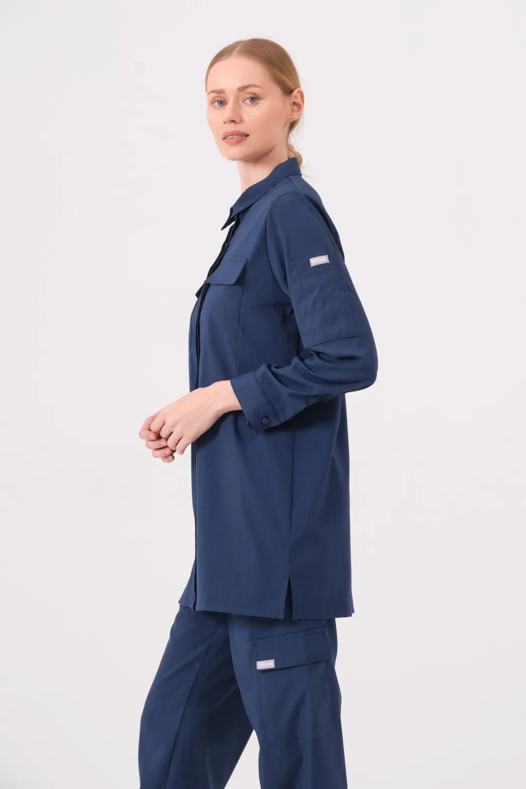 LAURA - LACİVERT KADIN TESETTÜR ÜST ÜNİFORMA - 3