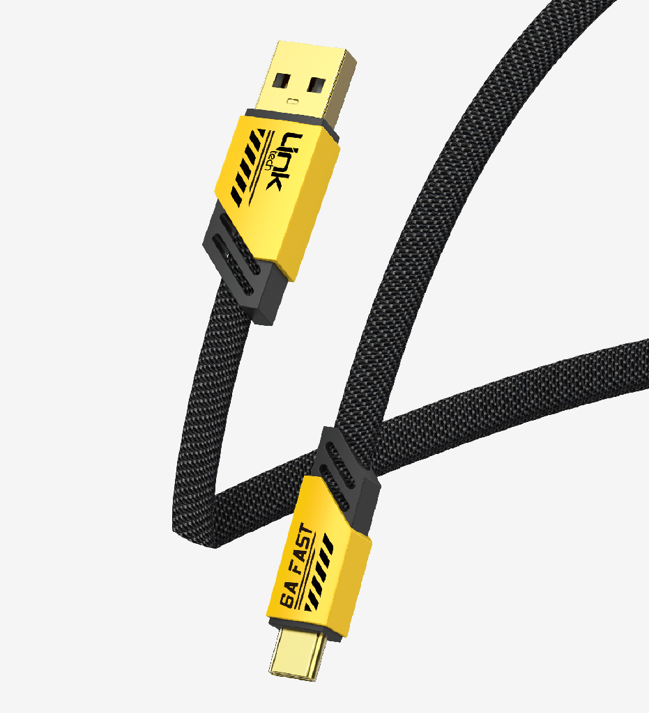 K470 Mecha Style 120cm 6A USB-A → Type-C Fast Charging Cable - 3