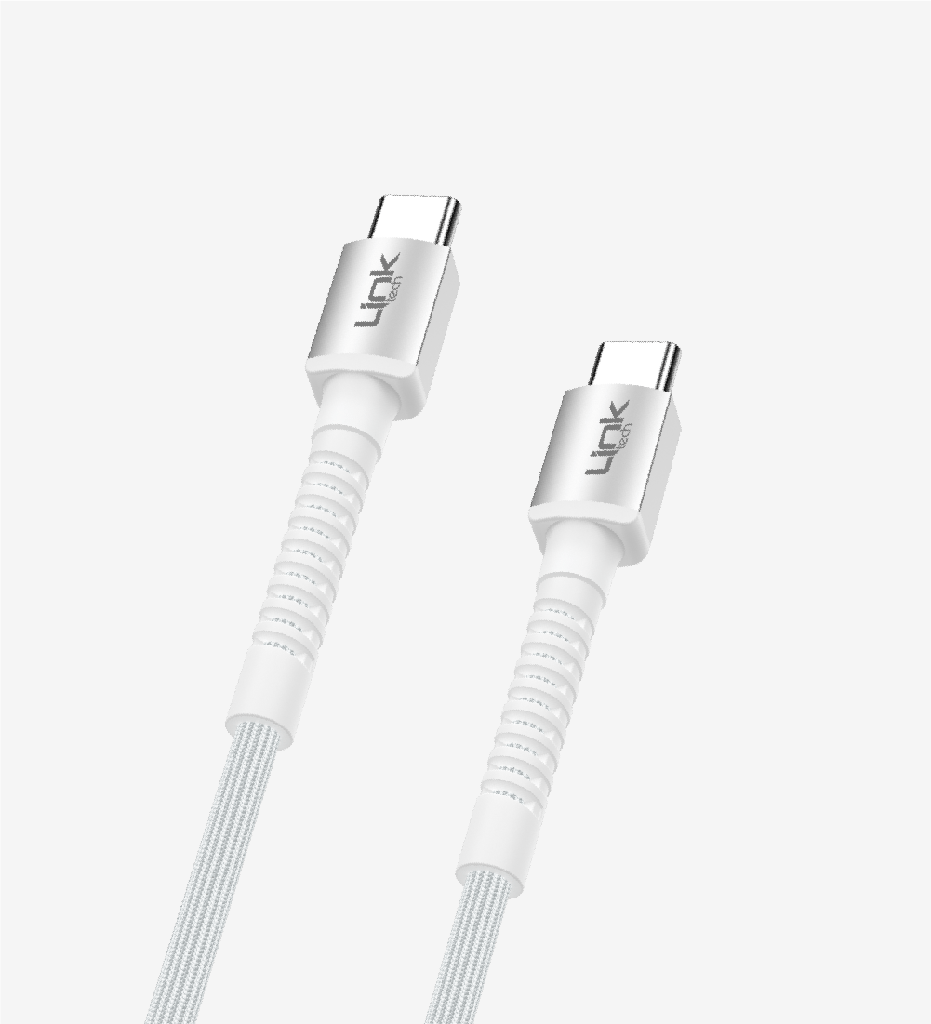 K597 Safe 3000mm Braided Type-C Type-C Charging Cable with Metal Head - 3