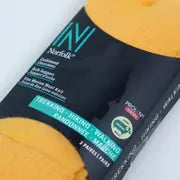 LEONARDO Merino Yünü Outdoor Yürüyüş Çorabı 2'li Paket Sarı/Turuncu - 3