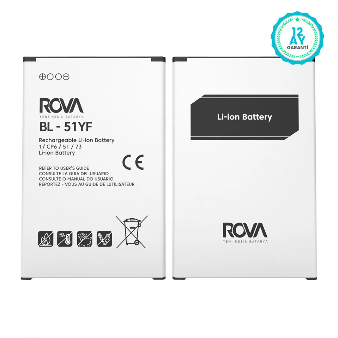 Rova LG G4 Batarya Pil 3000 mAh - 3