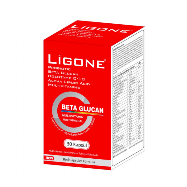 Ligone Beta Glukan Multivitamin  30 Kapsül