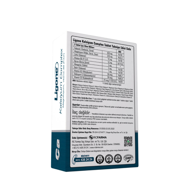 Ligone Kalsiyum Complex  60 Tablet - 2