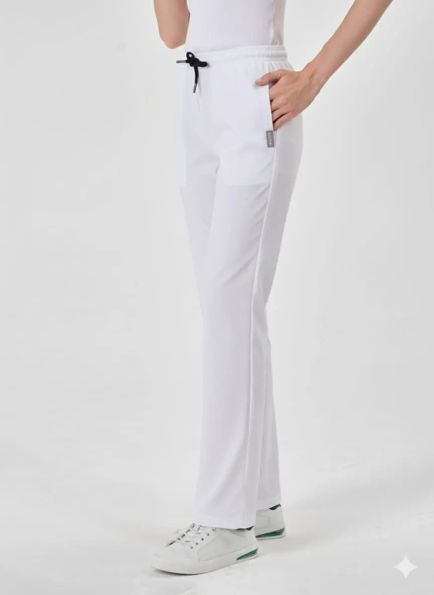 LILA - BEYAZ KADIN ALT ÜNİFORMA