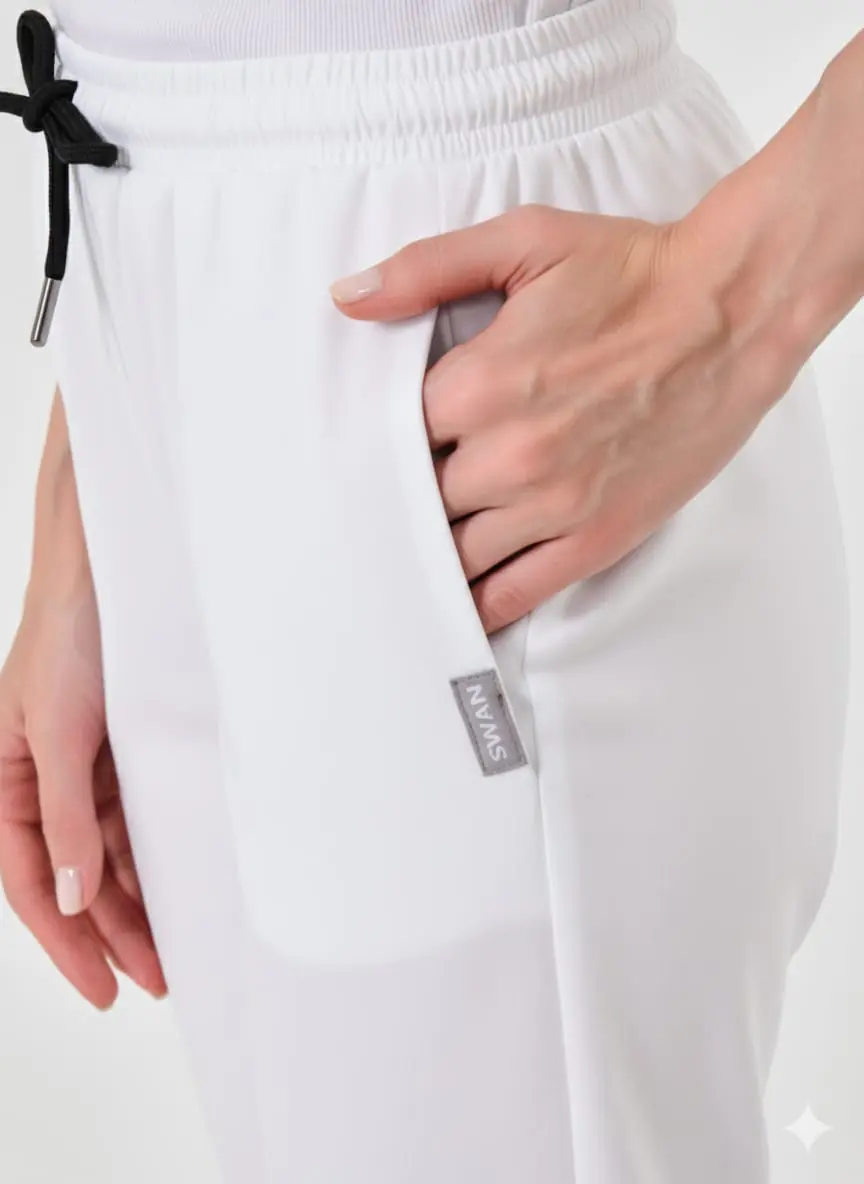 LILA - BEYAZ KADIN ALT ÜNİFORMA - 3