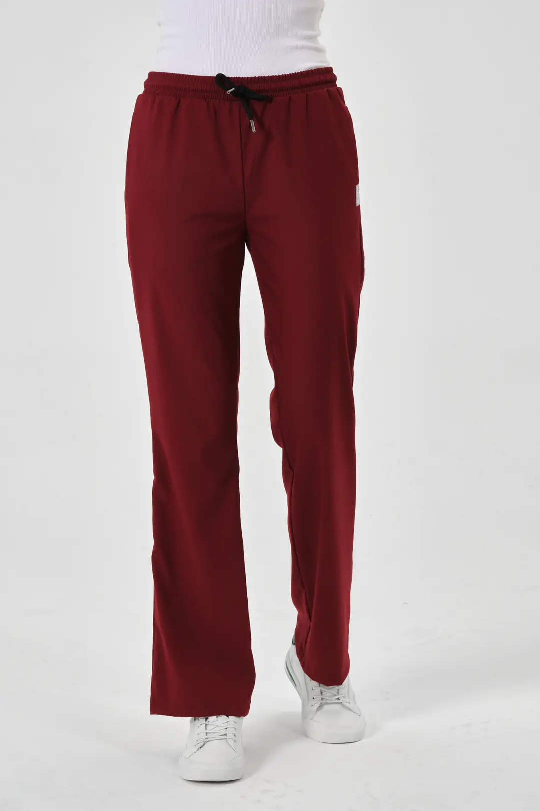 LILA -  BORDO KADIN İSPANYOL PAÇA ALT ÜNİFORMA - 4