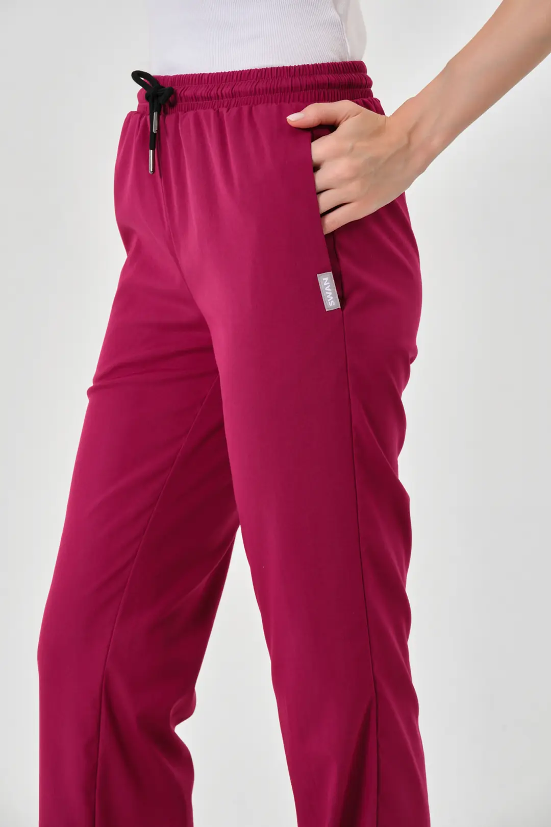 LILA - FUŞYA KADIN İSPANYOL PAÇA ALT ÜNİFORMA - 4