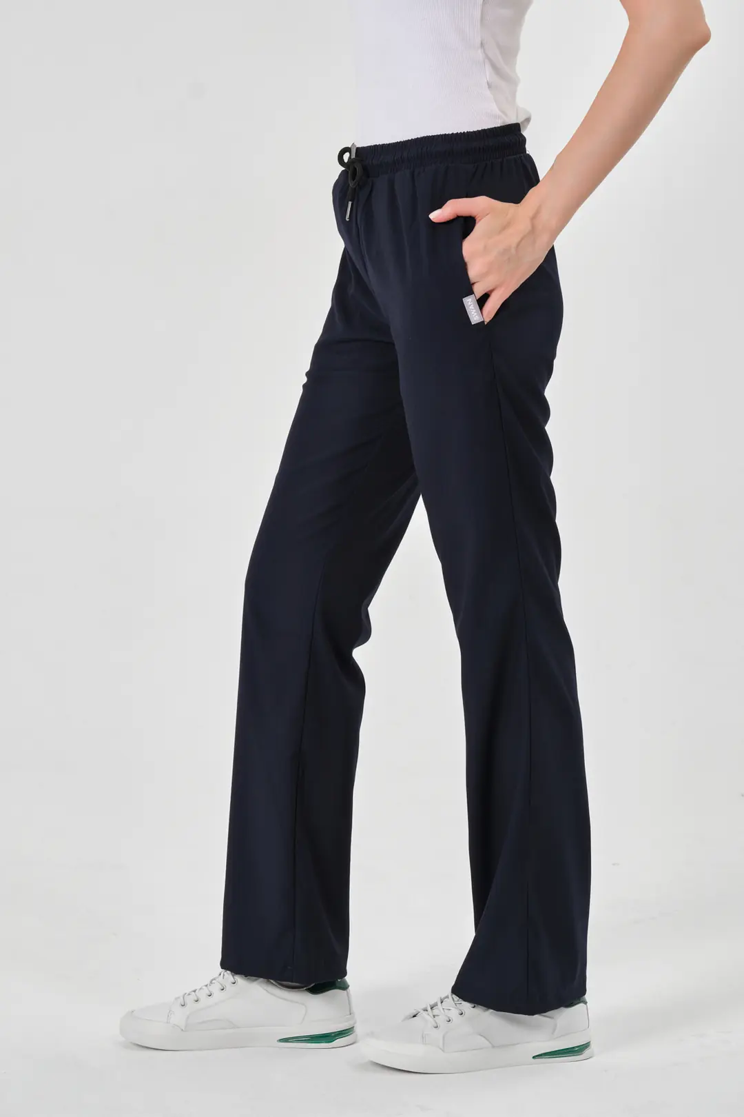 LILA - GECE MAVİSİ  KADIN İSPANYOL PAÇA ALT ÜNİFORMA