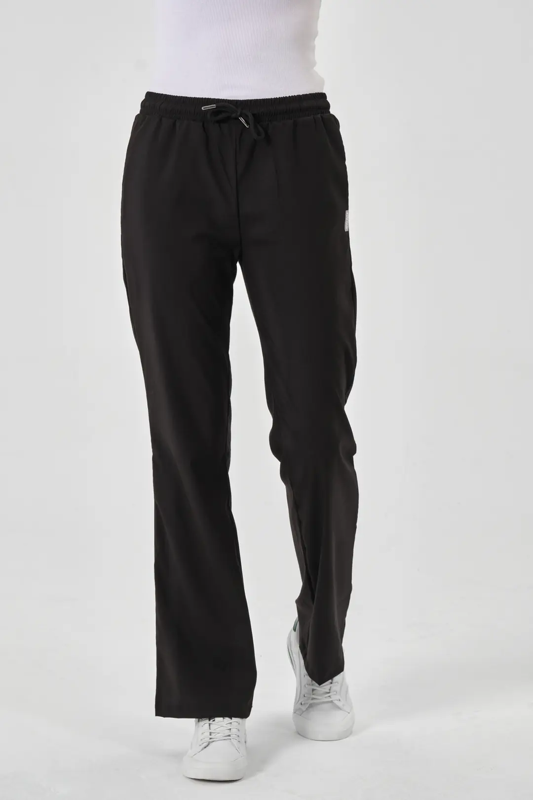 LILA - SİYAH KADIN İSPANYOL PAÇA ALT ÜNİFORMA