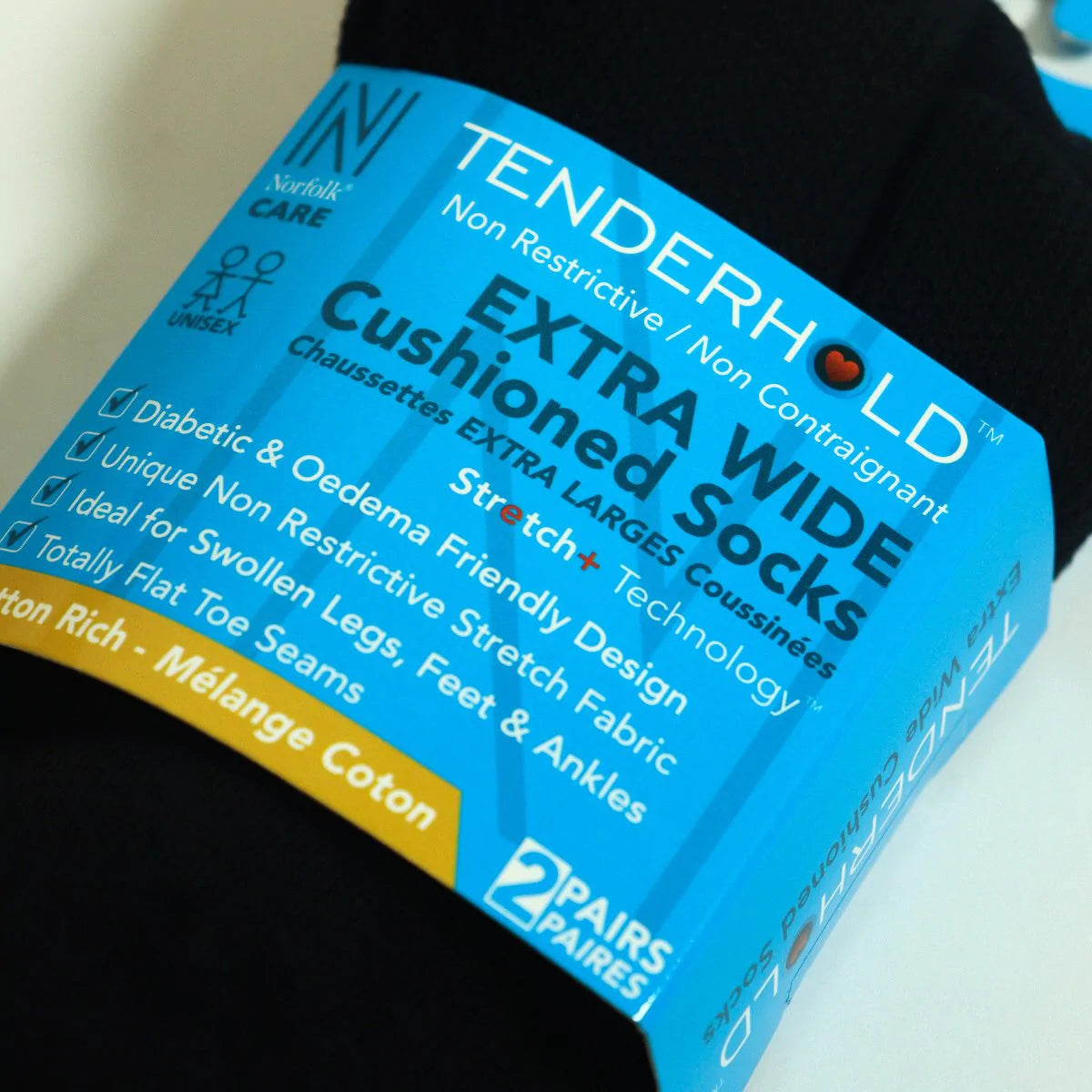 Lima Stretch+ Teknolojili Diyabet ve Ödem Dostu Sağlık Çorabı Siyah - 3