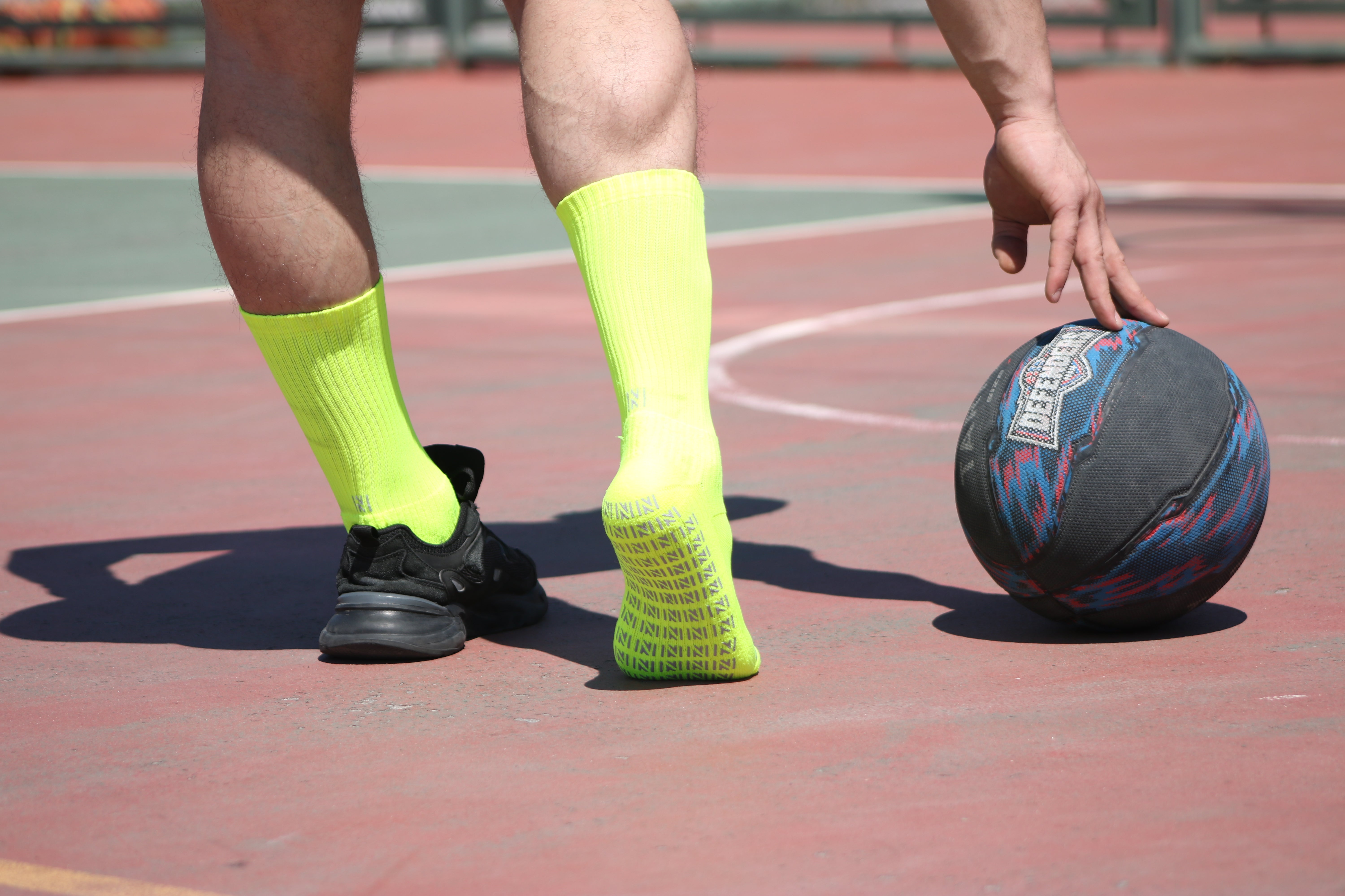 Lizard Multi-Sport Kaydırmaz Tabanlı Spor Çorabı Sarı - 4