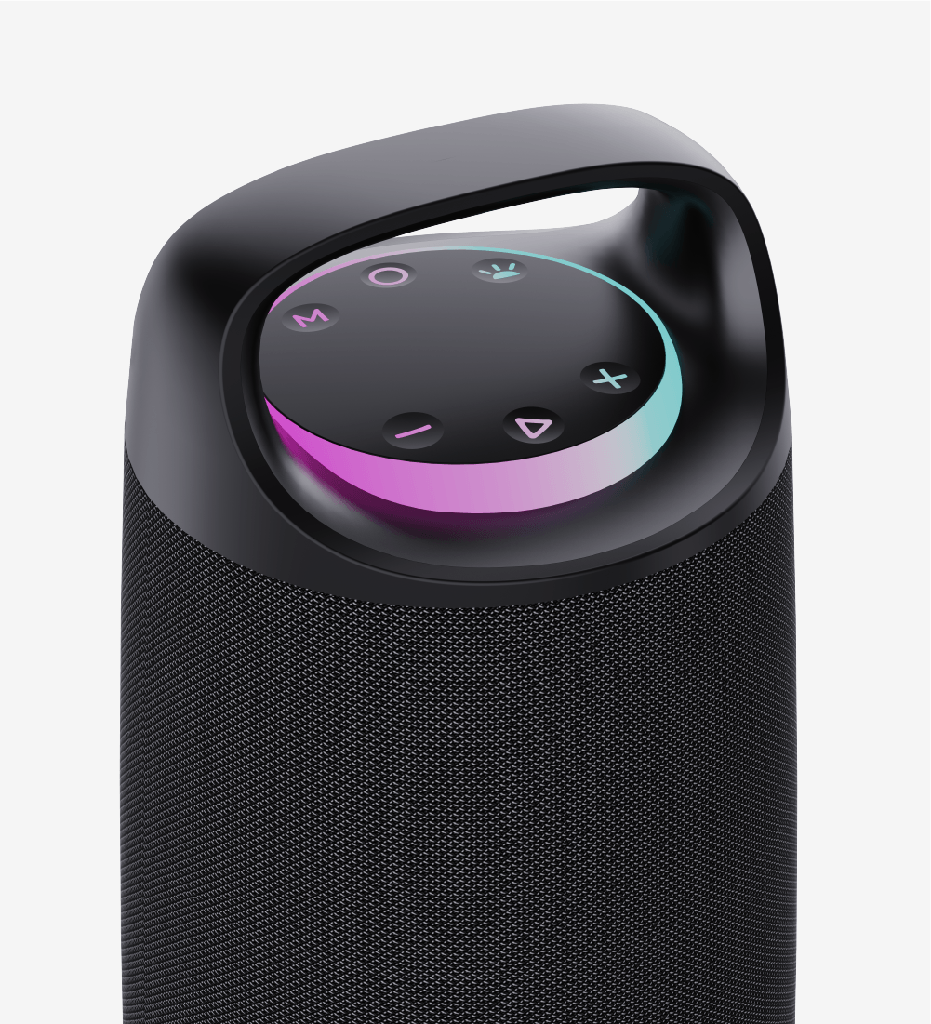 M406 Premium IPX4 Certificated Lighted Bluetooth Speaker - 5