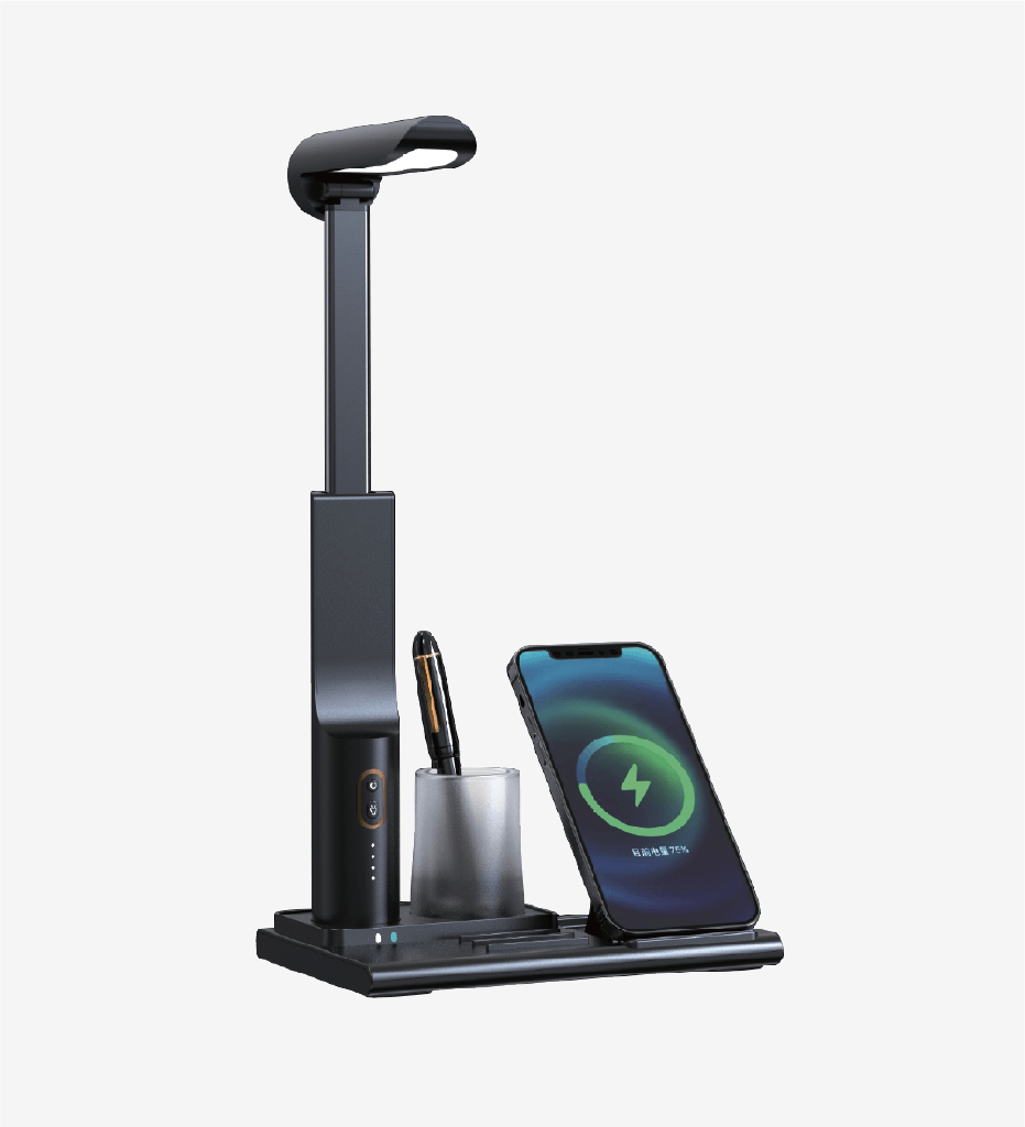 W799 Premium 3 IN 1 Wireless  Fast Charger Holder - 2