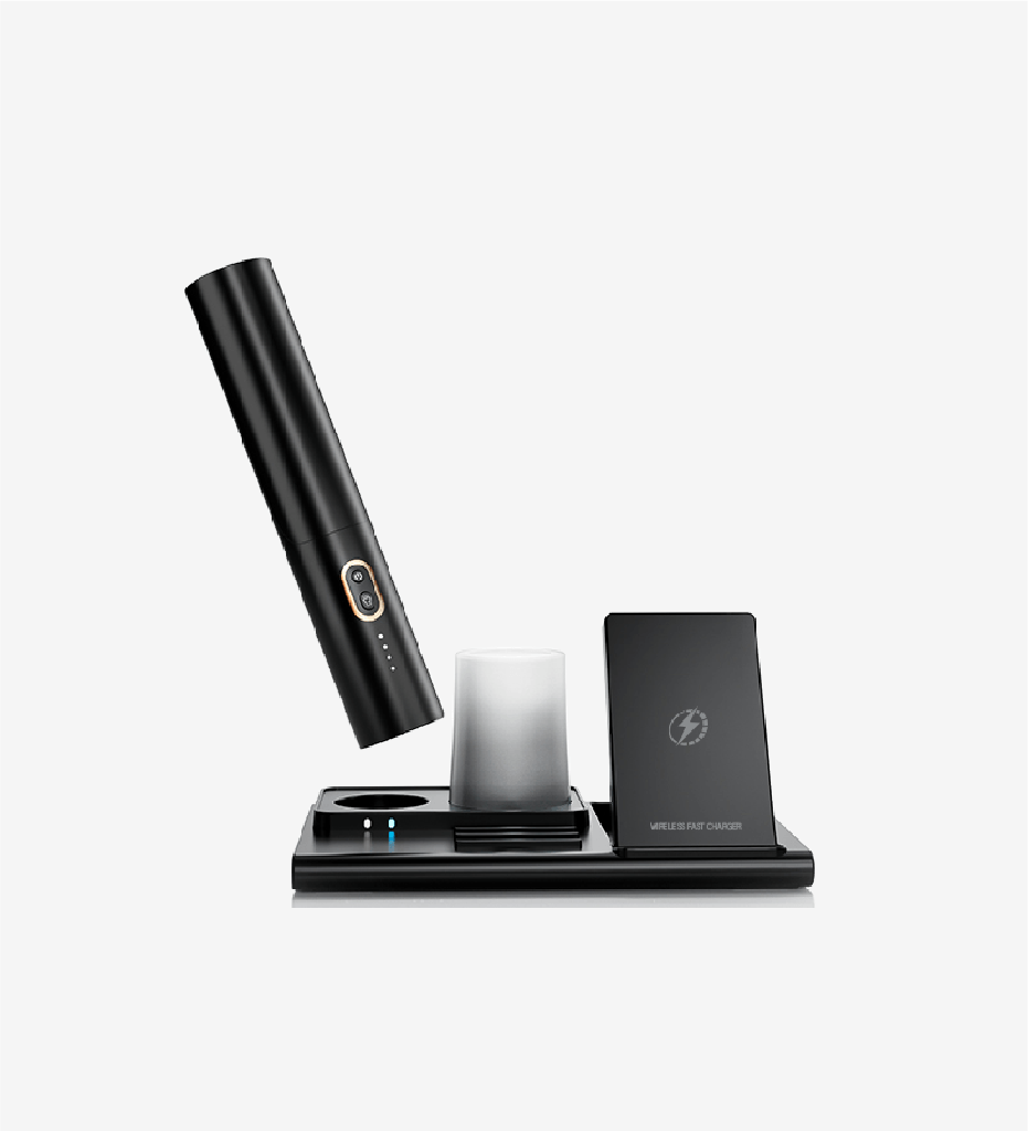 W799 Premium 3 IN 1 Wireless  Fast Charger Holder - 3