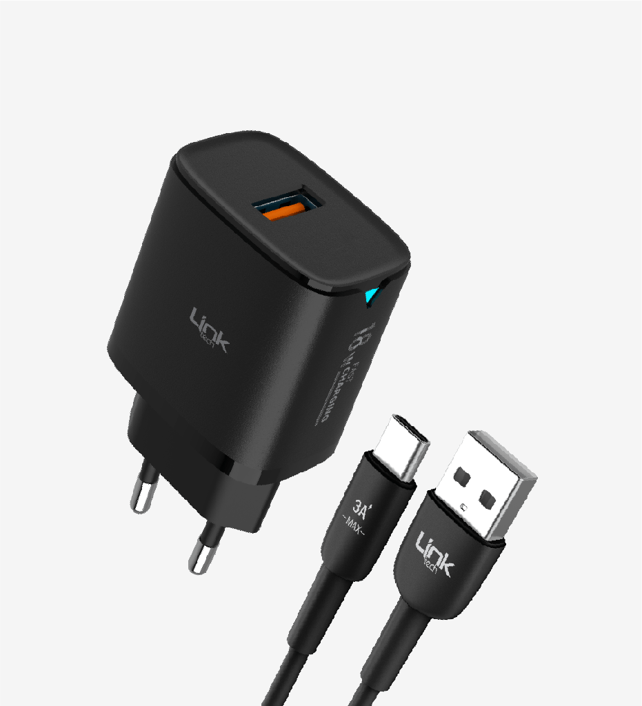 C303 Safe USB-A Type-C Cable 18W Fast Charger 12 Pack