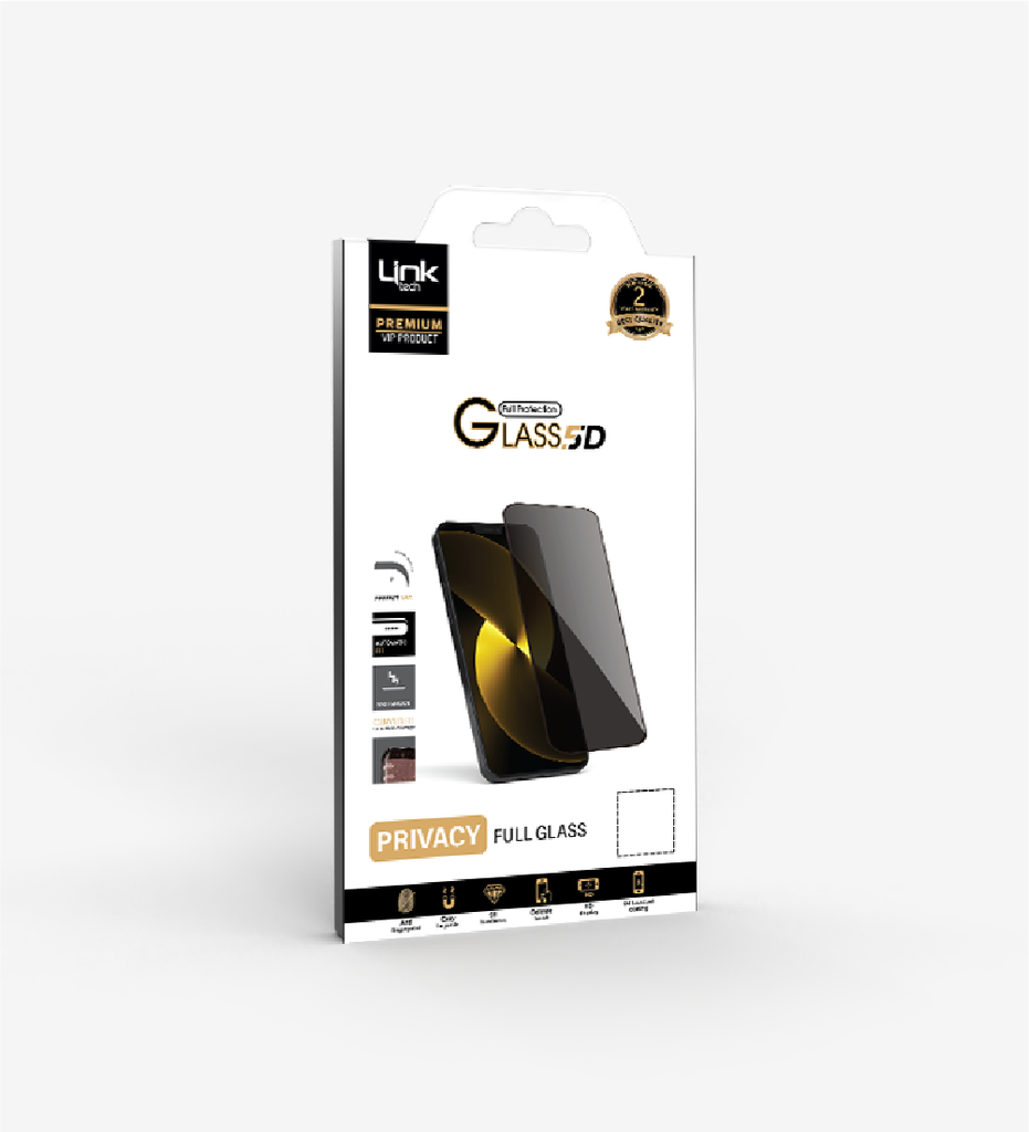 iPhone 15 Premium 5D Hayalet Kırılmaz Ekran Koruyucu Cam