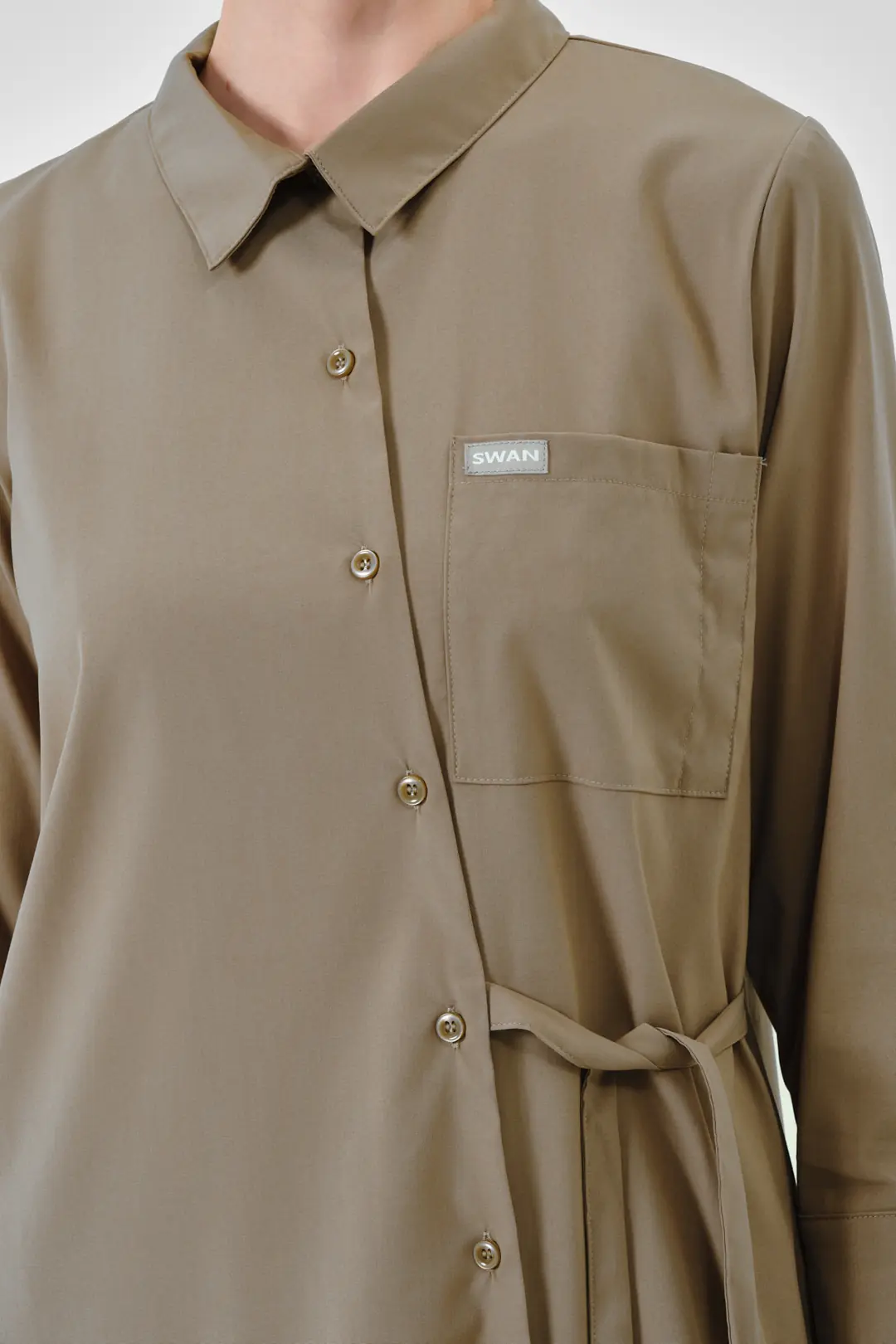 LUNA - BEJ KADIN TESETTÜR ÜST ÜNİFORMA - 4