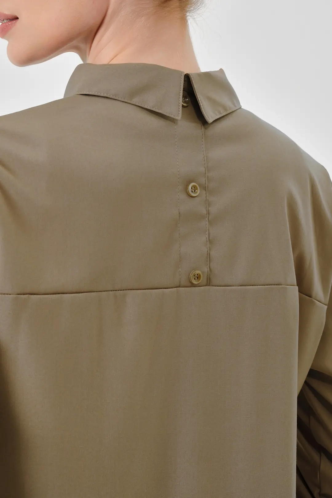 LUNA - BEJ KADIN TESETTÜR ÜST ÜNİFORMA - 6