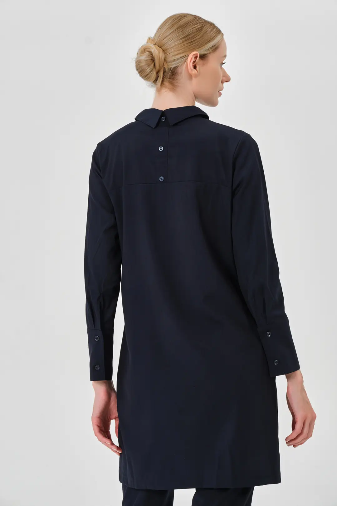 LUNA - GECE MAVİSİ KADIN TESETTÜR ÜST ÜNİFORMA - 6